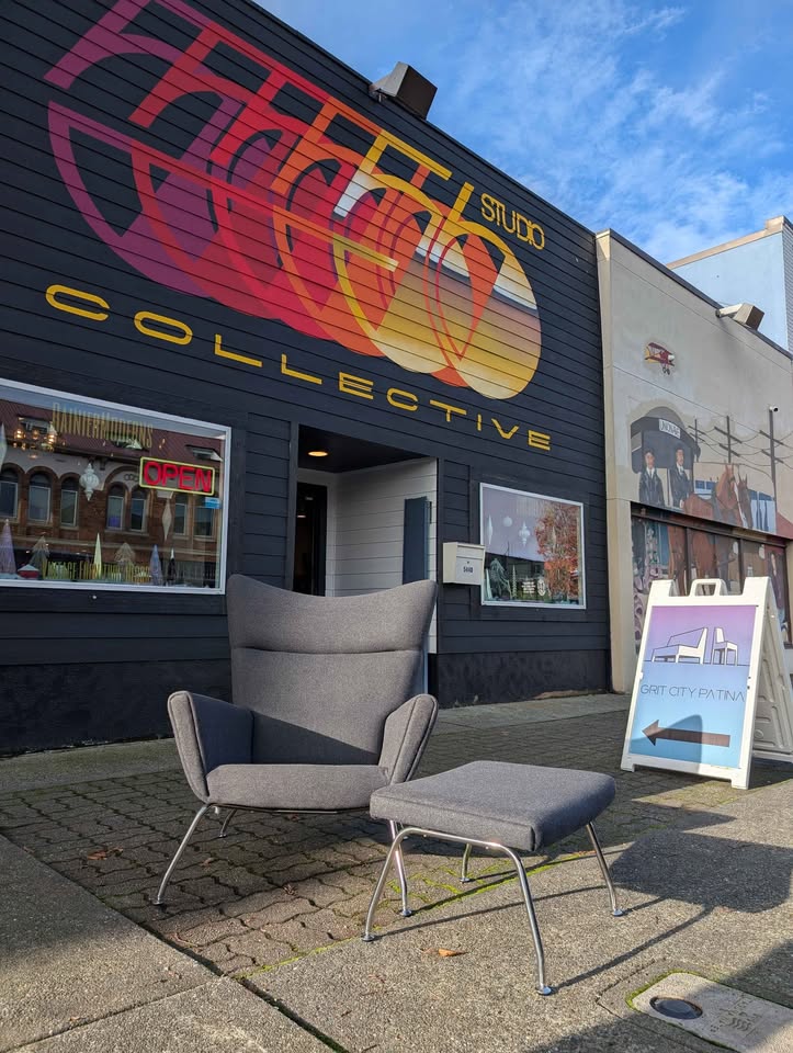 MCM Hans Wegner for Carl Hansen Style Lounge Chair & Ottoman