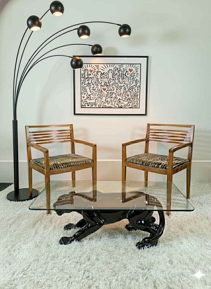 Vintage Pair of Postmodern Ricchio Chairs by Knoll