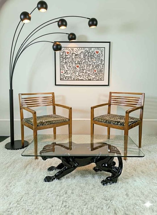 Vintage Pair of Postmodern Ricchio Chairs by Knoll