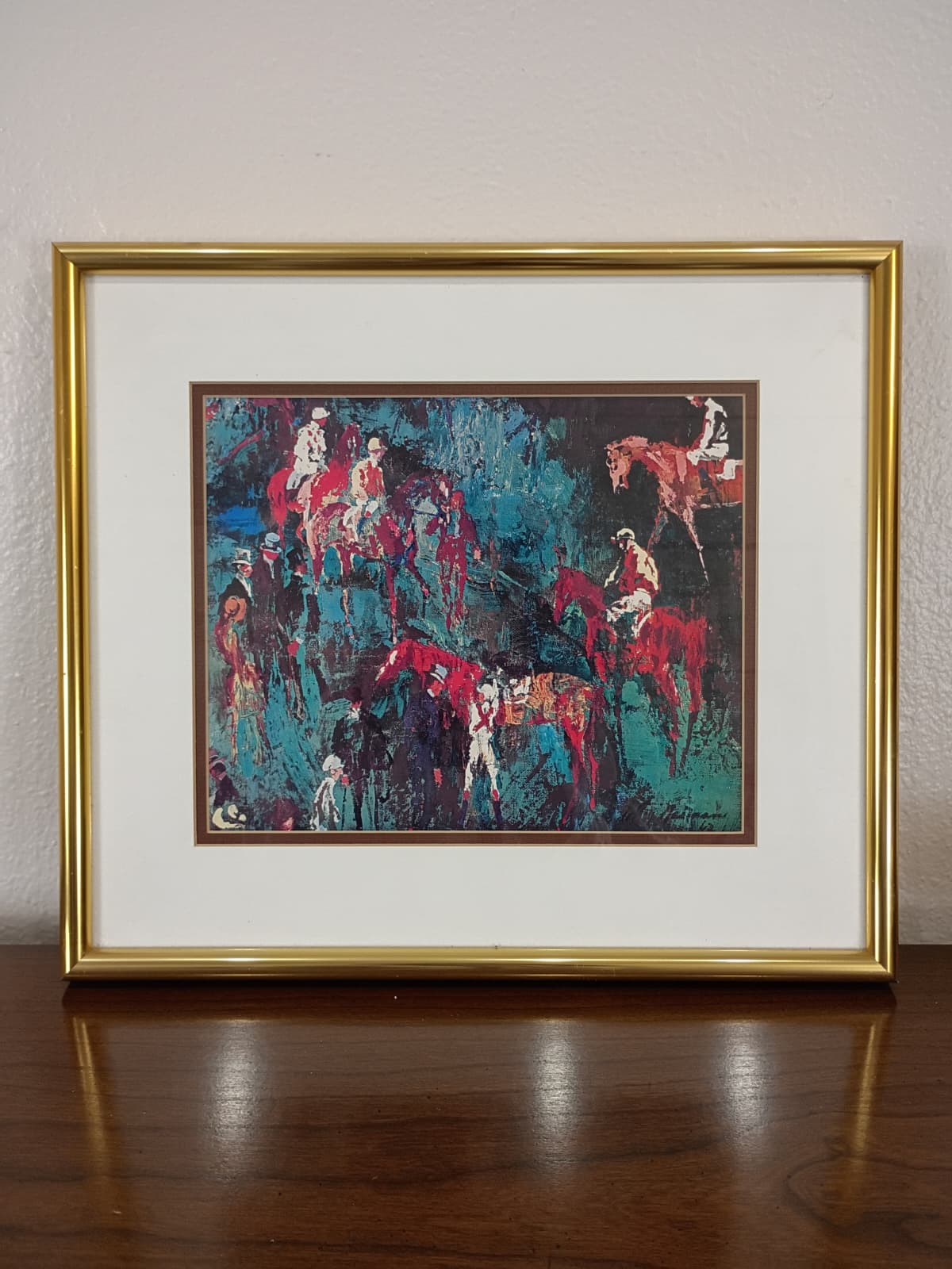 In The Stretch - LeRoy Neiman Print