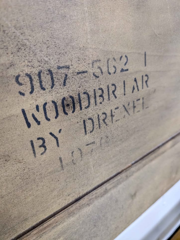 MCM Drexel Woodbriar Queen Size Headboard