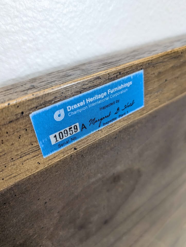 MCM Drexel Woodbriar Queen Size Headboard