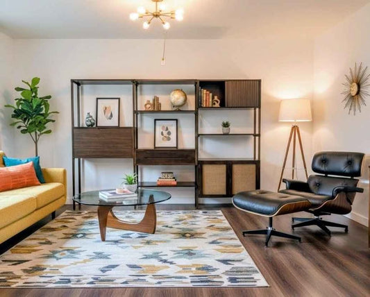 MCM 3 Bay Modular Walnut Wall Unit by Noral Olson for Kopenhavn