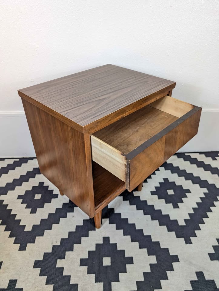 Single Drawer MCM Nightstand by Ward