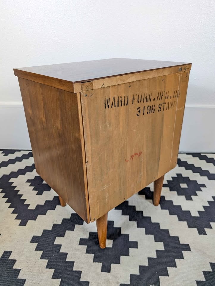 Single Drawer MCM Nightstand by Ward
