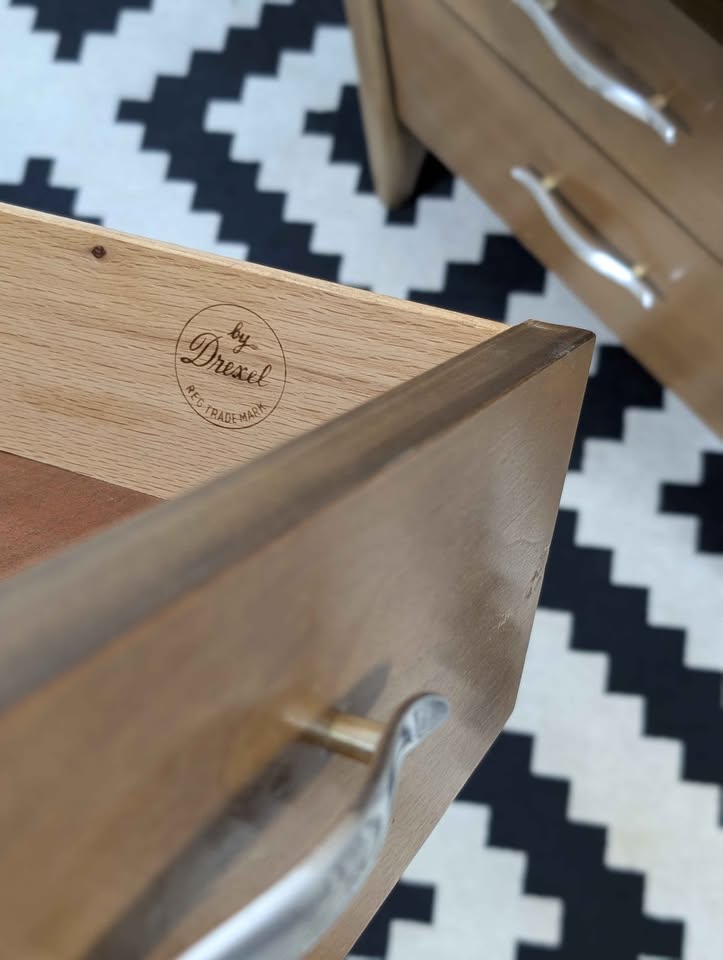 MCM 3 Drawer Nightstand by John Van Koert for Drexel Profile