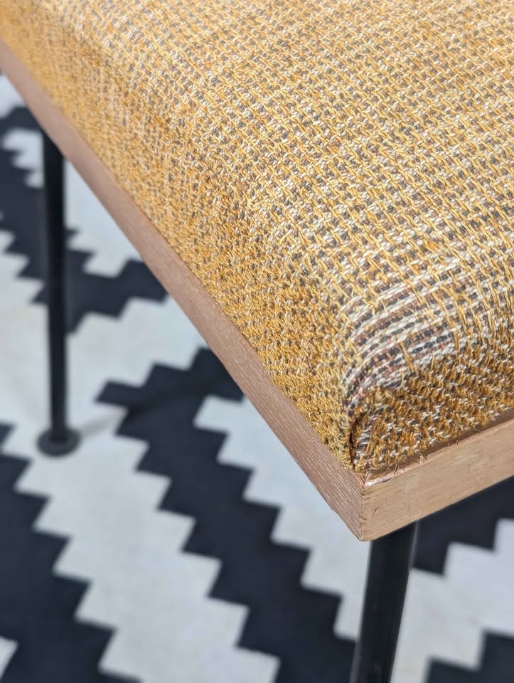 MCM Iron Stool by Raymond Loewy for Mengel