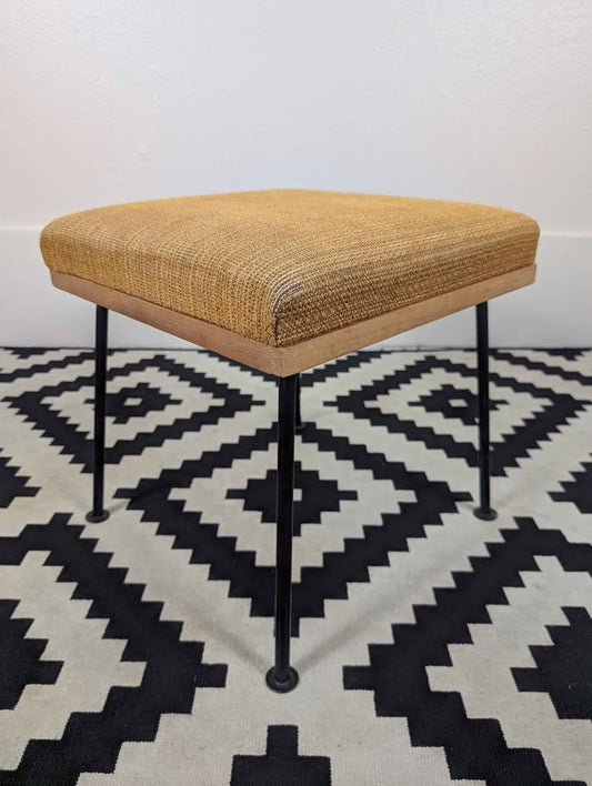 MCM Iron Stool by Raymond Loewy for Mengel