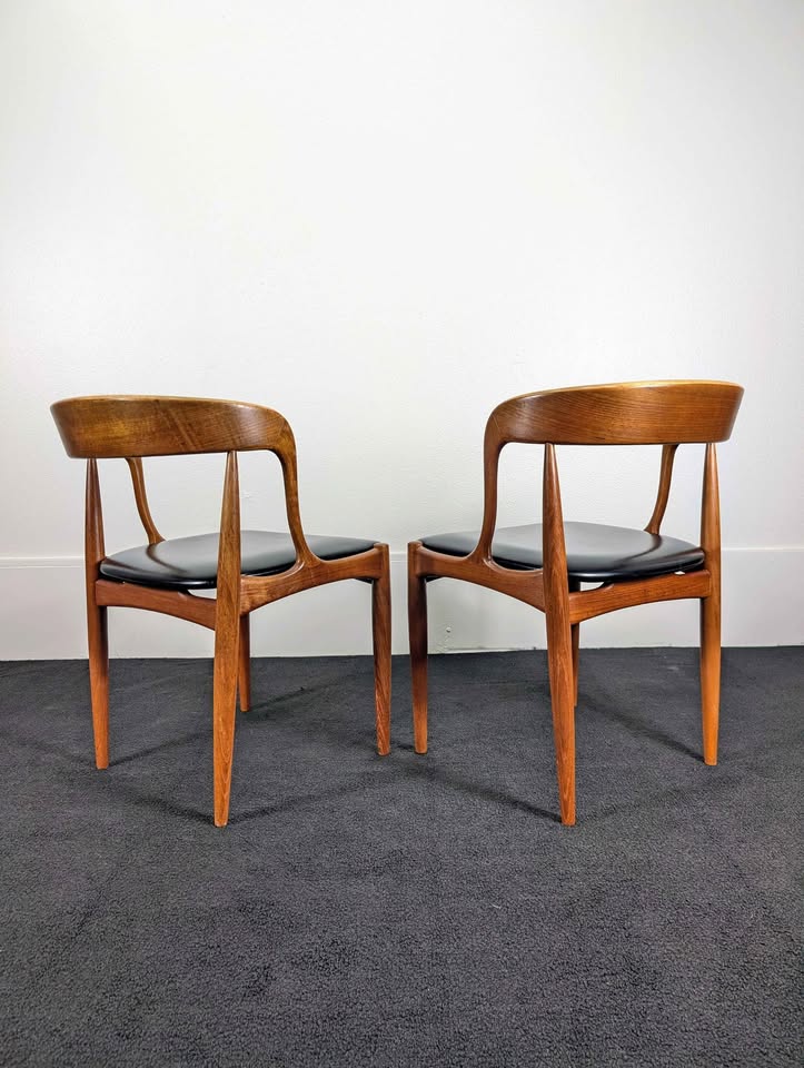 Danish Teak Model 16 Chairs by Johannes Andersen for Uldum