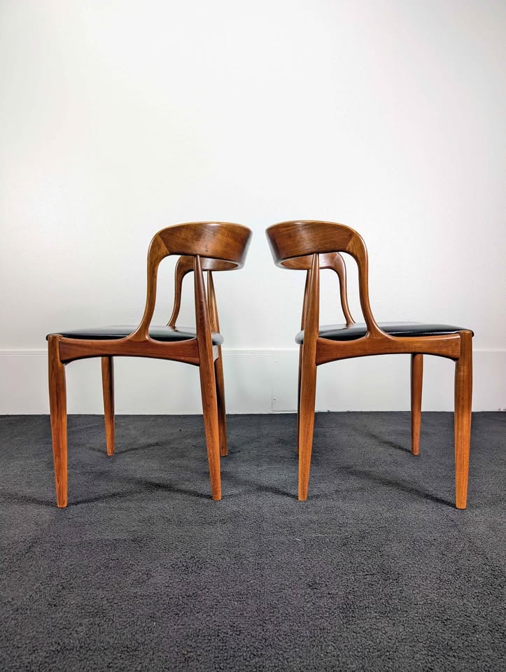 Danish Teak Model 16 Chairs by Johannes Andersen for Uldum