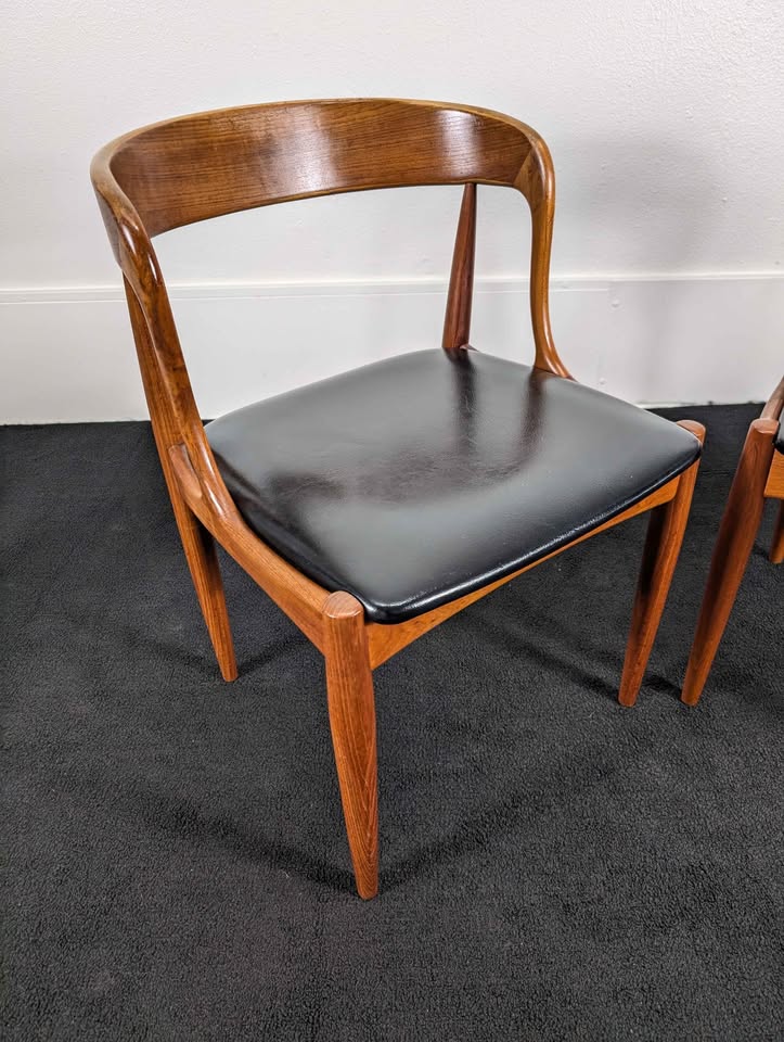 Danish Teak Model 16 Chairs by Johannes Andersen for Uldum