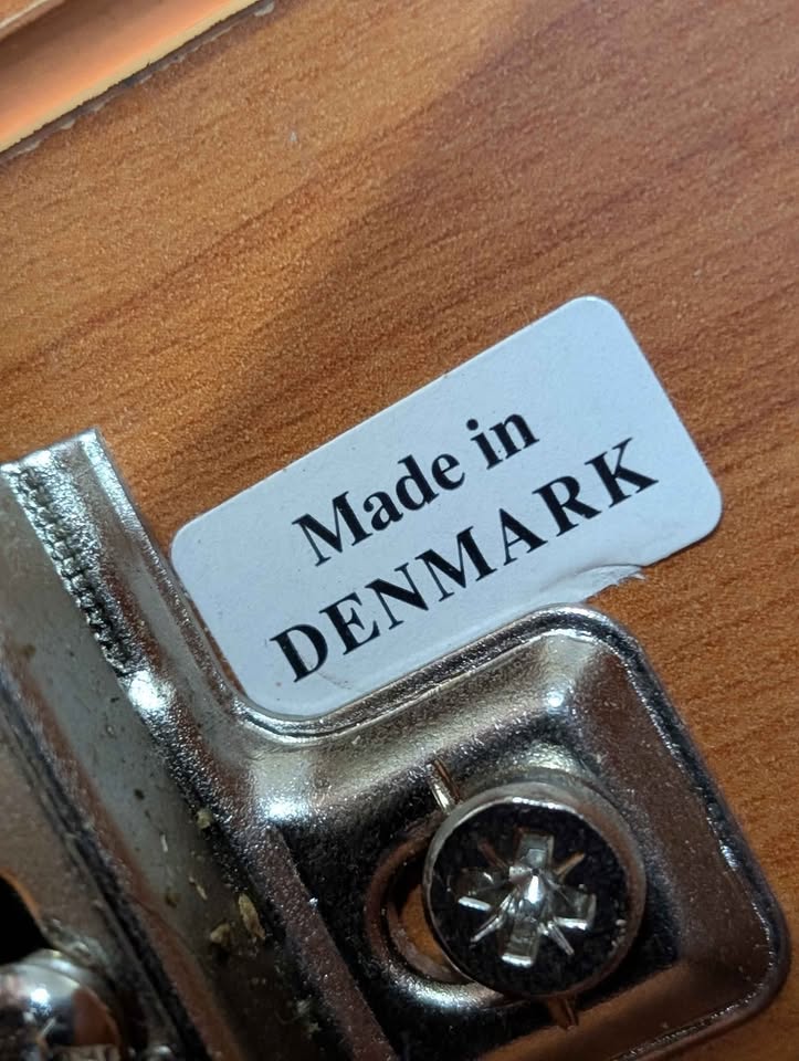 Danish Modern Double Door Record Storage Credenzas