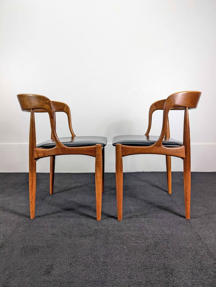 Danish Teak Model 16 Chairs by Johannes Andersen for Uldum