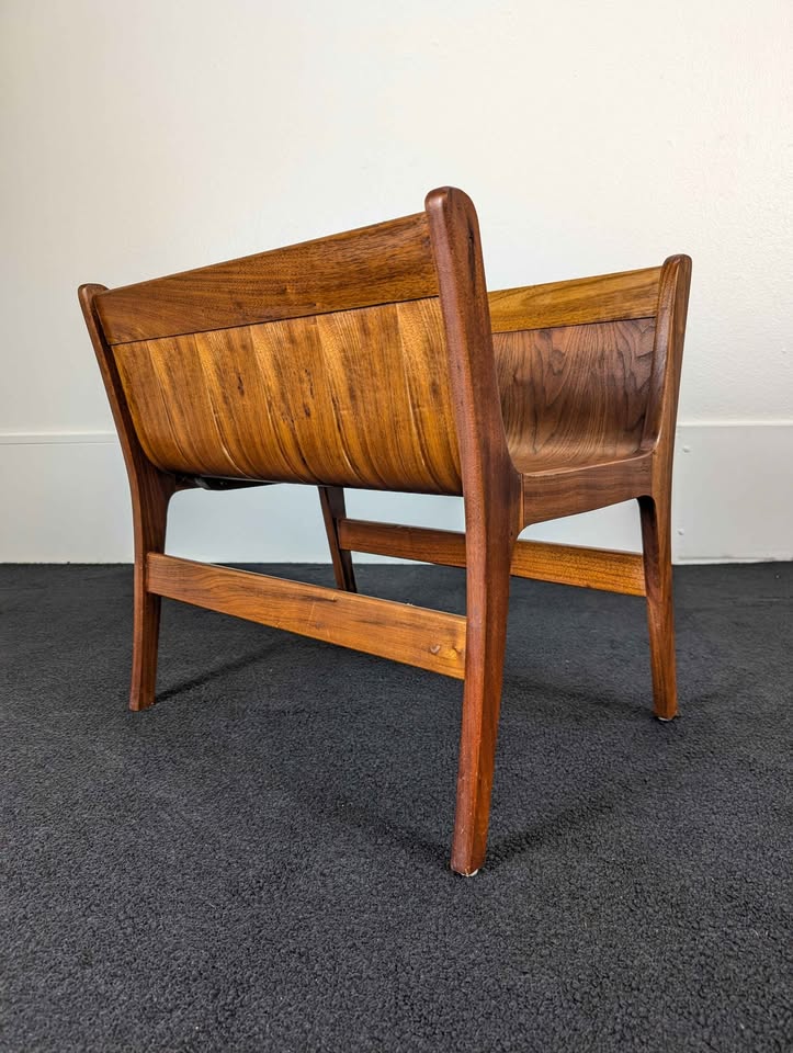 Danish Modern Teak Magazine / Record Rack