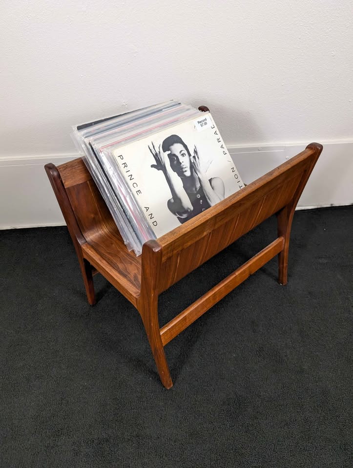 Danish Modern Teak Magazine / Record Rack