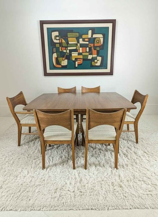 MCM Saga Collection Dining Table Set by Broyhill