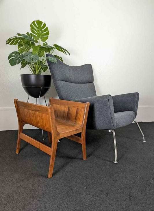 Danish Modern Teak Magazine / Record Rack