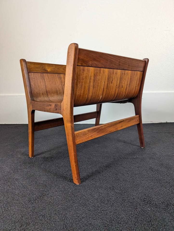 Danish Modern Teak Magazine / Record Rack