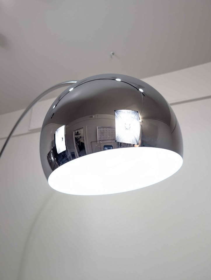 Chrome Arco Style Modern Arc Lamp