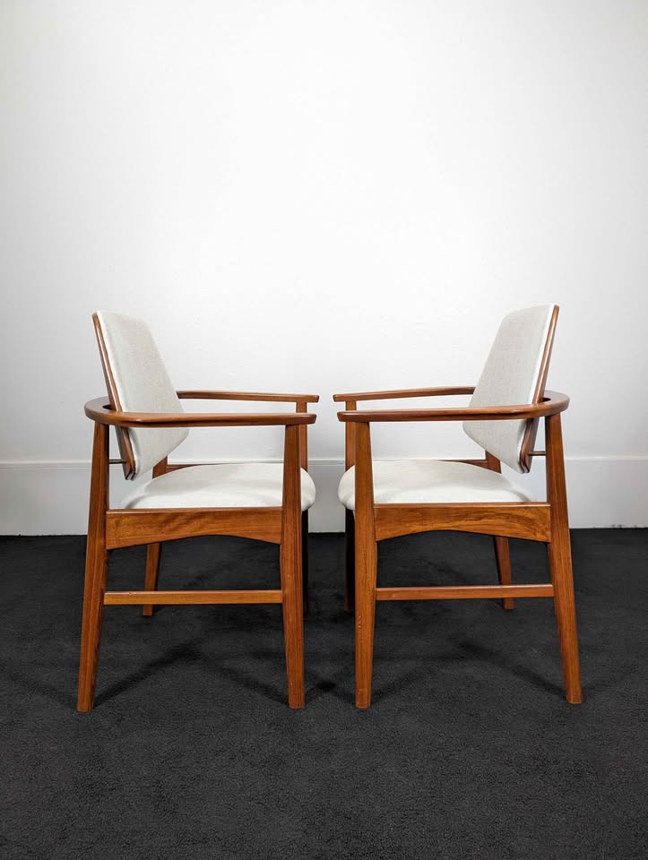 Danish Modern Pair of Teak Chairs by Arne Hovmand Olsen