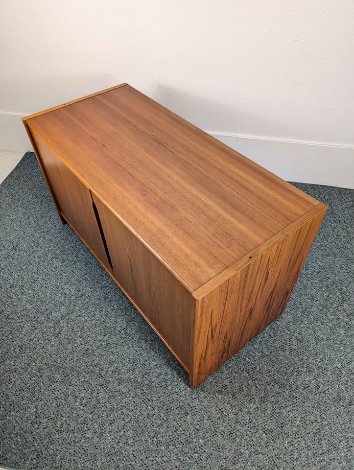 Danish Modern Hundevad Style Teak China & Credenza