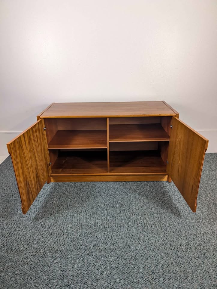Danish Modern Hundevad Style Teak China & Credenza