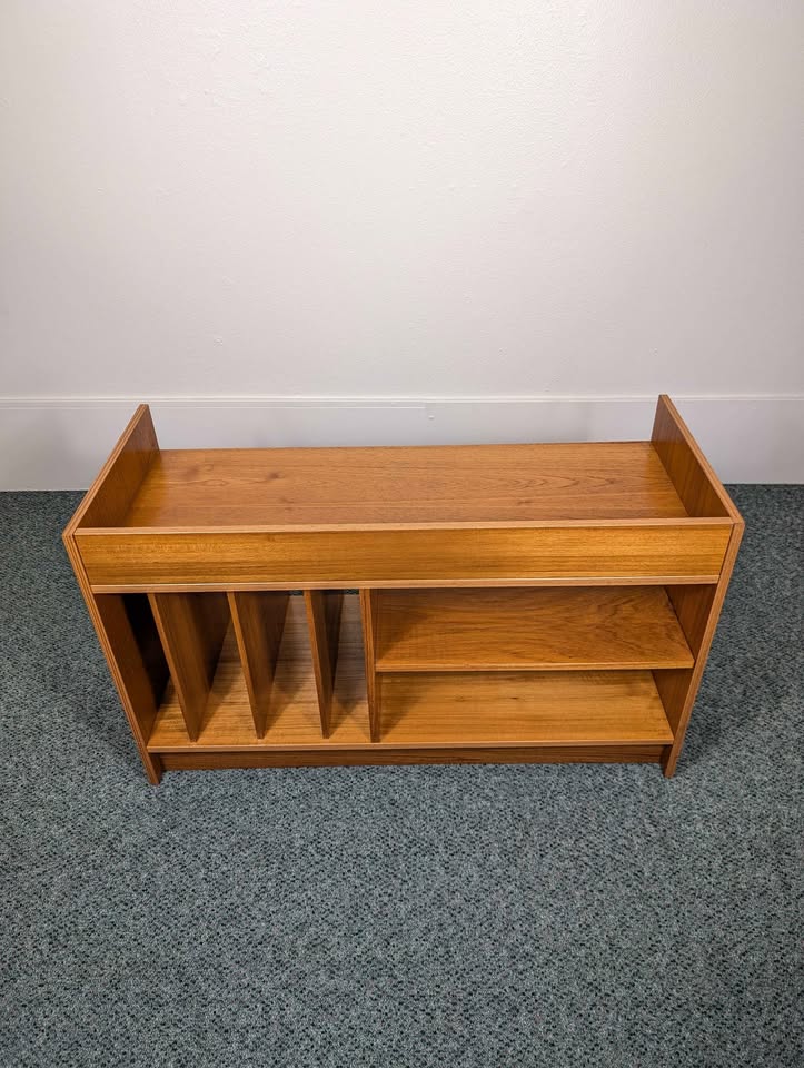Danish Modern Modular Teak Record Player Stand / Desk