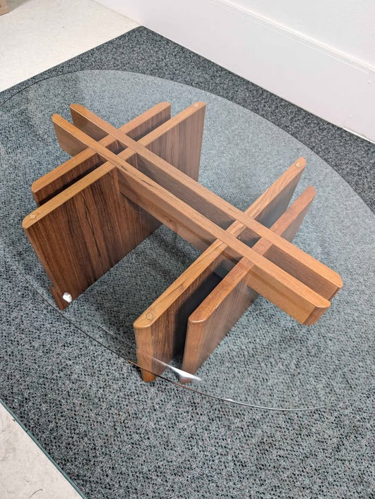 Danish Modern Teak Coffee Table by Gustav Gaarde for Trekanten