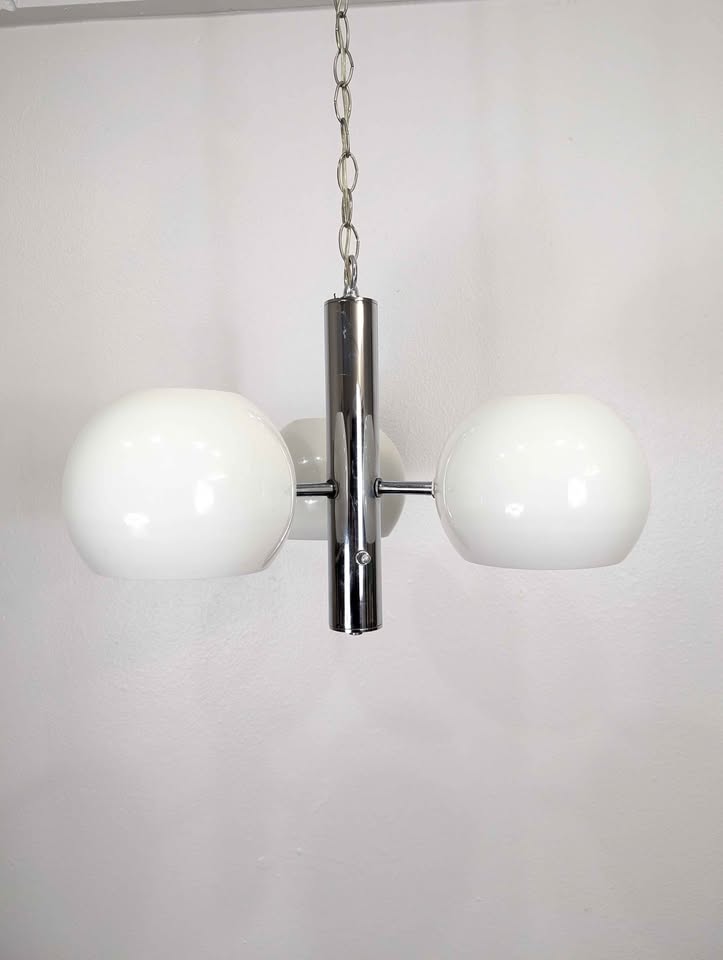 Vintage MCM Sputnik Chandelier Lamp