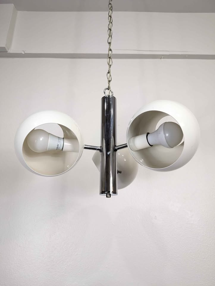 Vintage MCM Sputnik Chandelier Lamp