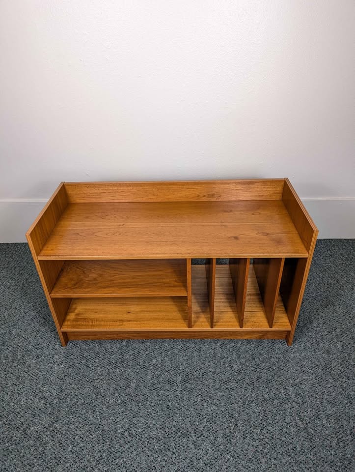 Danish Modern Modular Teak Record Player Stand / Desk