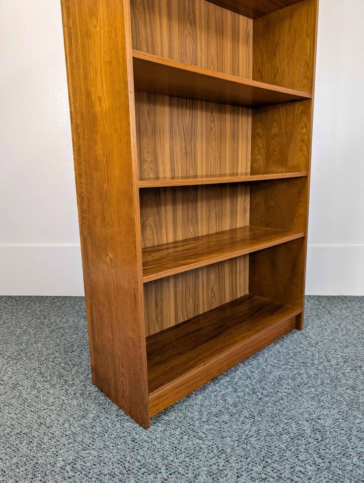 Danish Modern 6 Tiered Teak Bookshelf