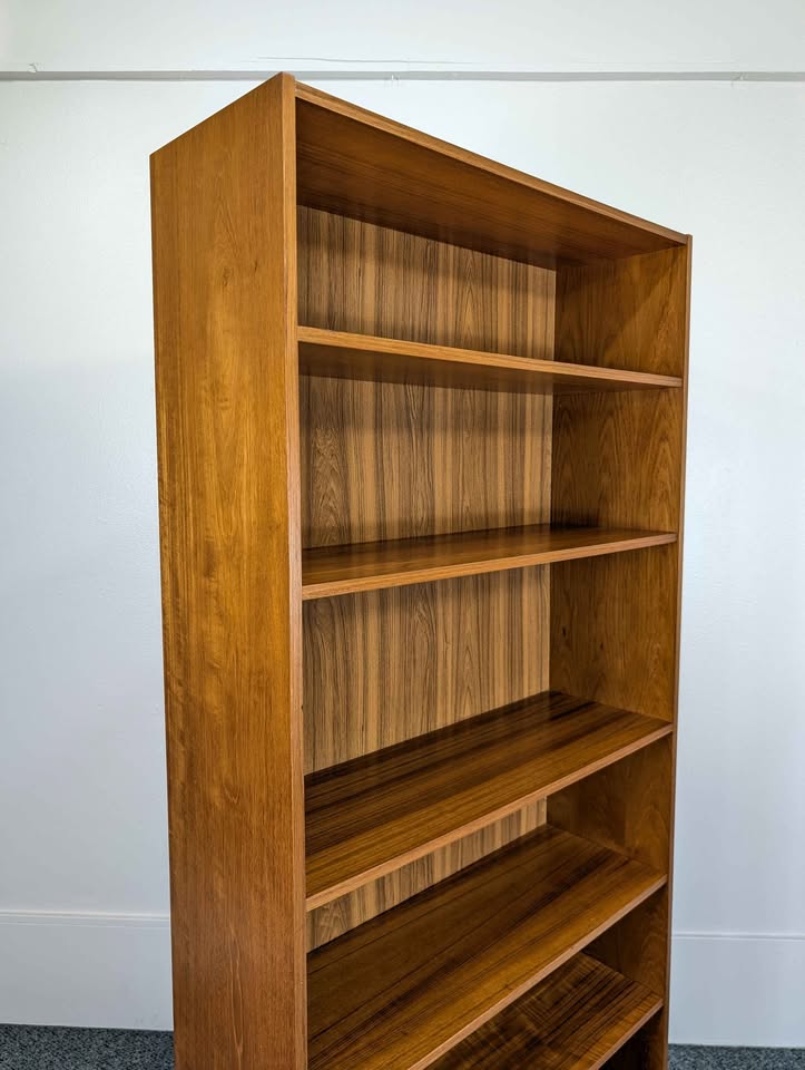 Danish Modern 6 Tiered Teak Bookshelf