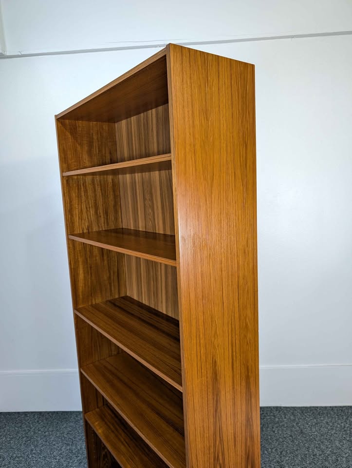 Danish Modern 6 Tiered Teak Bookshelf