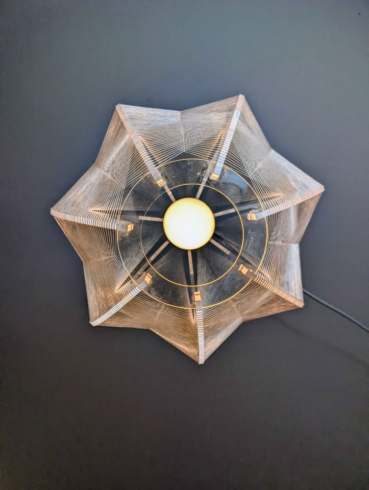 Gorgeous MCM Paul Secon Chandelier Swag Light for Sompex