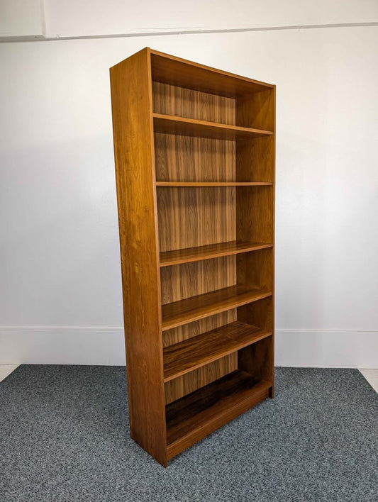 Danish Modern 6 Tiered Teak Bookshelf