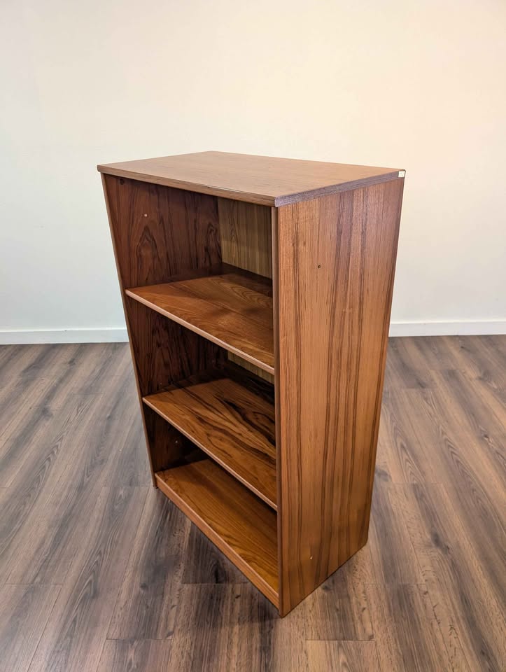 Danish Modern Teak Record / Media Cabinet & Bookshelf