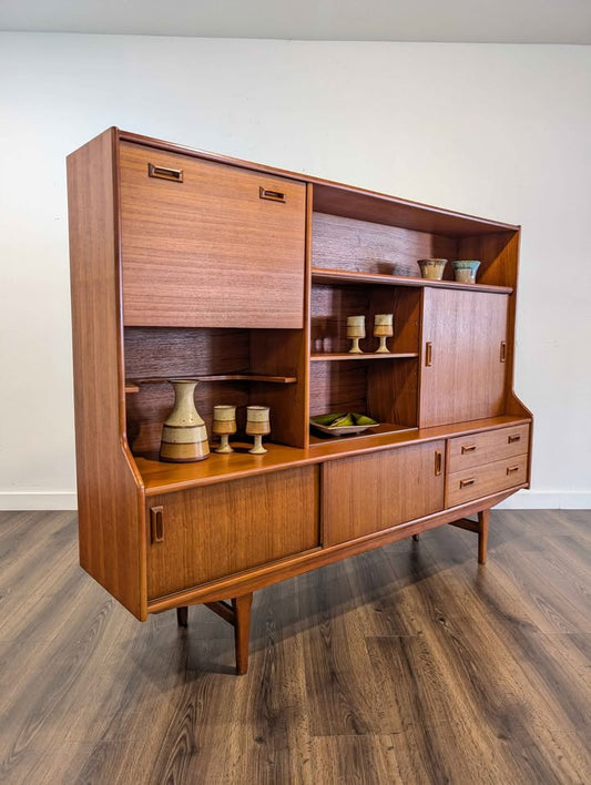 Stunning Teak Highboard Credenza by Elliott's of Newbury