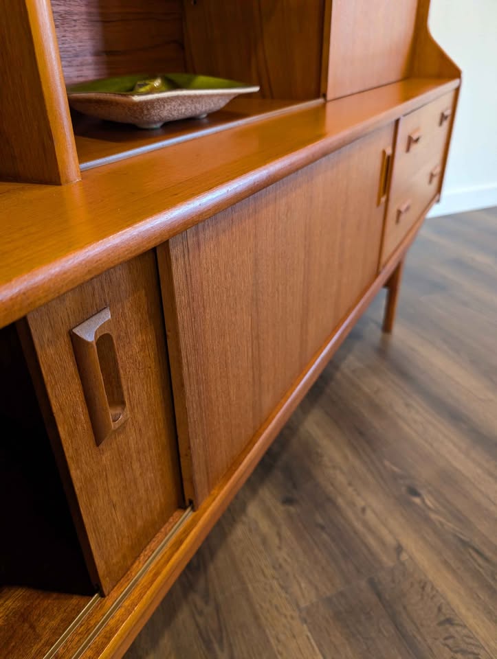 Stunning Teak Highboard Credenza by Elliott's of Newbury