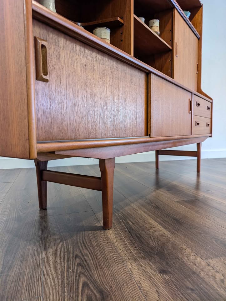 Stunning Teak Highboard Credenza by Elliott's of Newbury