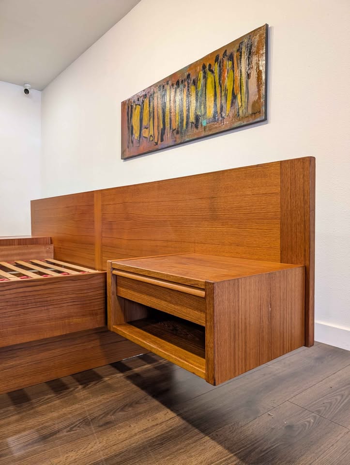 Danish Modern Queen Bed by Kai Kristiansen for FM Mobler