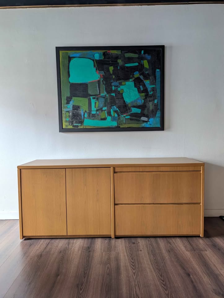 Large MCM Scandinavian Style Record Cabinet Credenza