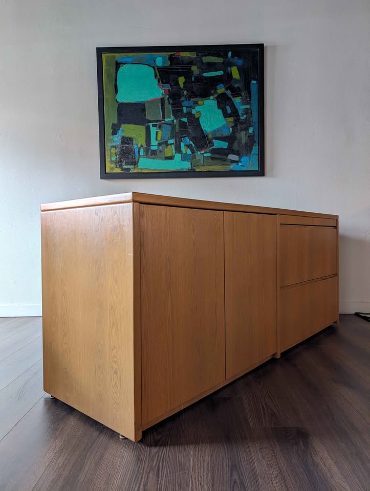 Large MCM Scandinavian Style Record Cabinet Credenza