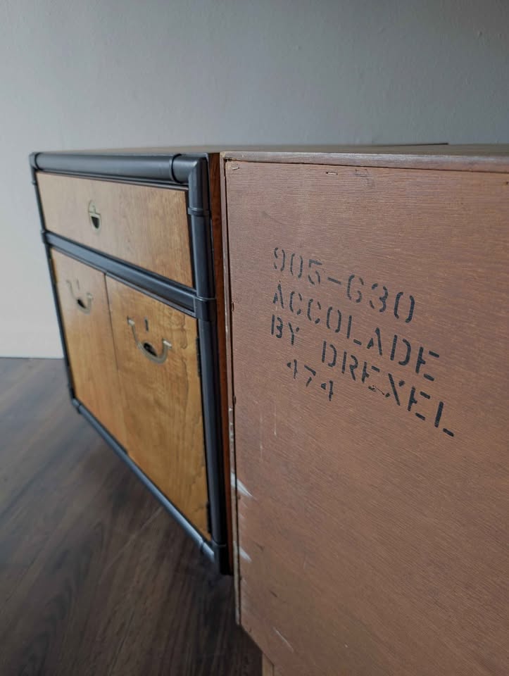 Pair of MCM Walnut Nightstands by Drexel