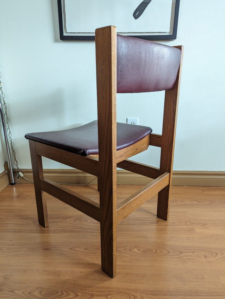 Scandinavian Designed Oak Side / Accent / Desk Chair by Doerksen & Gronau Ltd.
