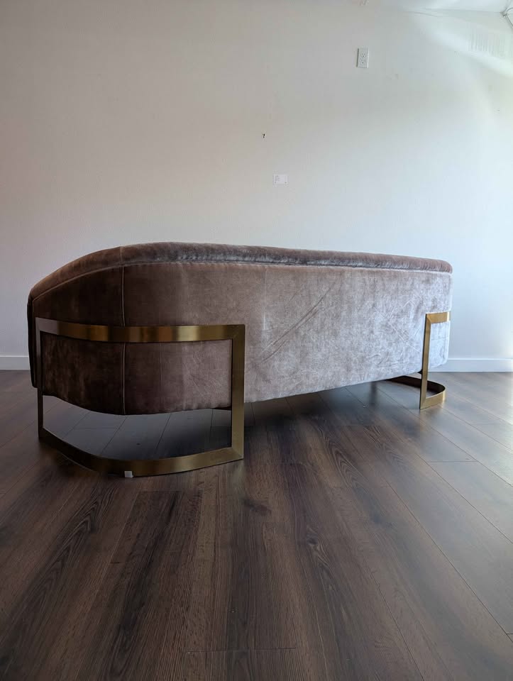 Jonathan Adler Bacharach Champagne Sofa