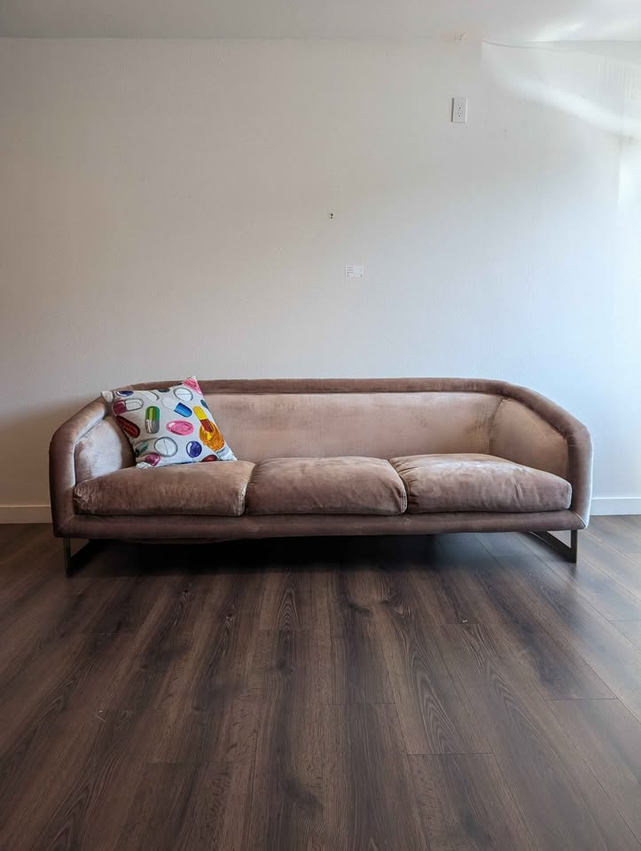 Jonathan Adler Bacharach Champagne Sofa