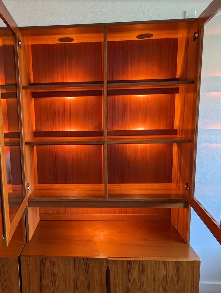 Danish Modern Teak Credenzas / China Cabinets $895 Each