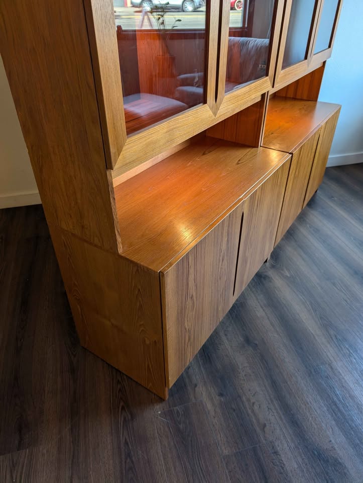 Danish Modern Teak Credenzas / China Cabinets $895 Each