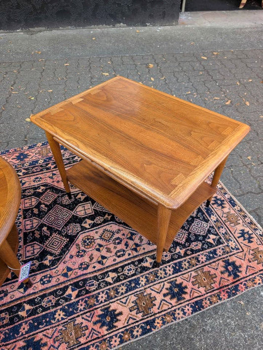 Gorgeous Set of Vintage MCM Lane Acclaim Walnut & Elm Living Room Tables